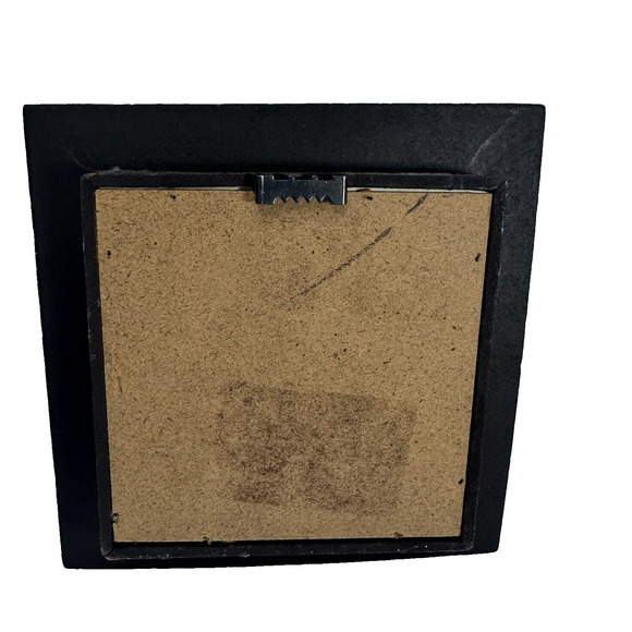 Harmony 6" Asian Chinese Black Framed Matted Decor w/Wooden Frame Glass Oriental - Picture 4 of 7